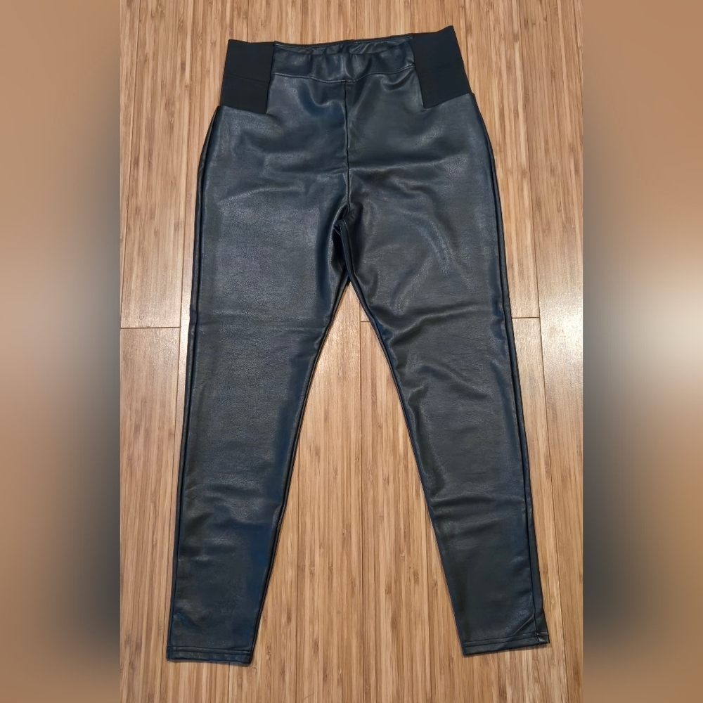 NWOT A New Day Black Faux Leather Pants